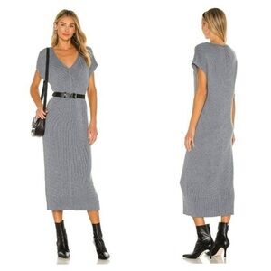 grey knit sweater dress